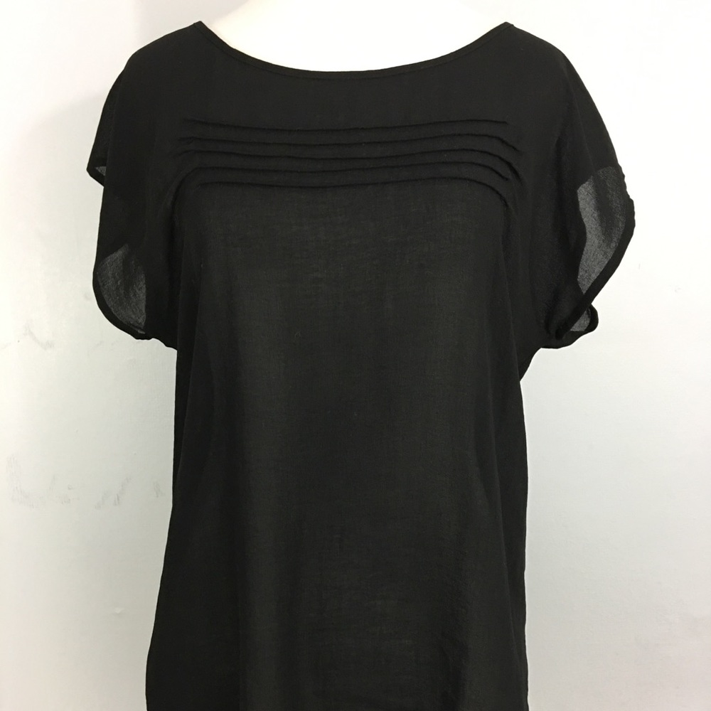 Sheer Zara ballet boat neck